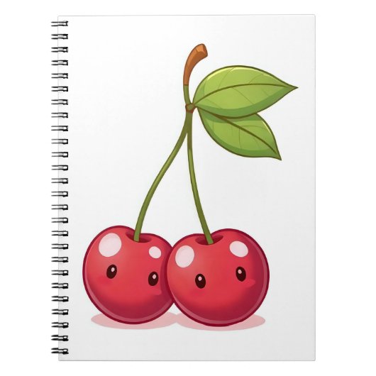 Cherries notebook notizblock (Vorderseite)