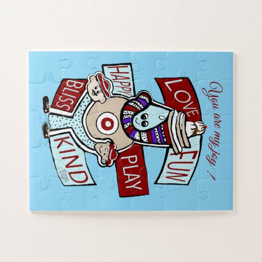 Cherries on Oben: Eine Feier der Kindheit 30 Stück Puzzle (Horizontal)