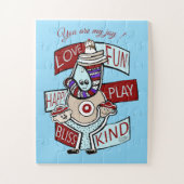 Cherries on Oben: Eine Feier der Kindheit 30 Stück Puzzle (Vertikal)