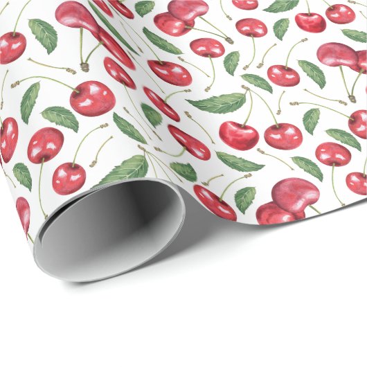 Cherries Packpapier (Rolleneckpunkt)