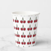 Cherries Paper Cups Pappbecher (Rückseite)