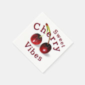Cherries Paper Napkin Serviette (Ecke)