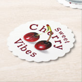 Cherries Paper Untersetzer (angewinkelt)