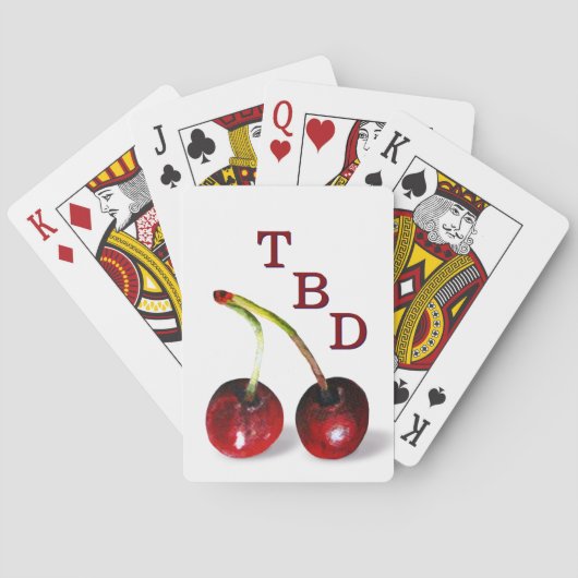 Cherries Playing Cards Spielkarten (Rückseite)