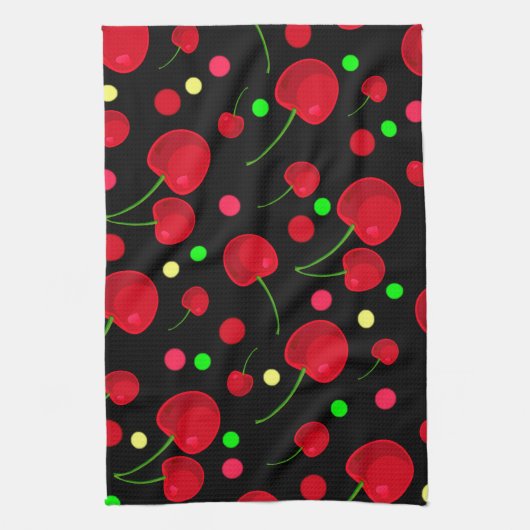 CHERRIES PLUS GESCHIRRTUCH (Vertikal)