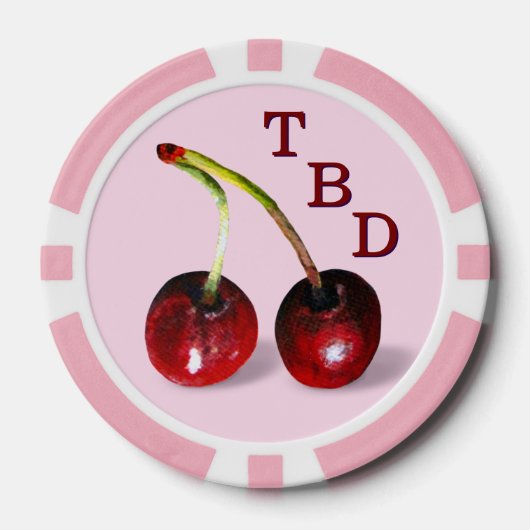 Cherries Poker Chips (Vorderseite)