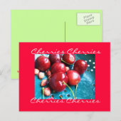 Cherries Postcard Postkarte (Vorne/Hinten)
