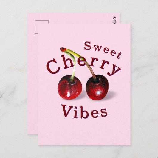 Cherries Postcard Postkarte (Vorne/Hinten)
