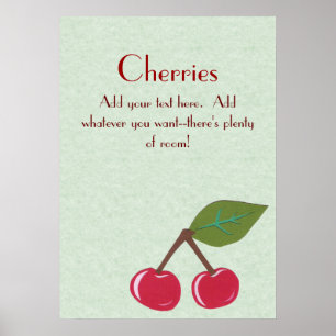 Cherries Poster