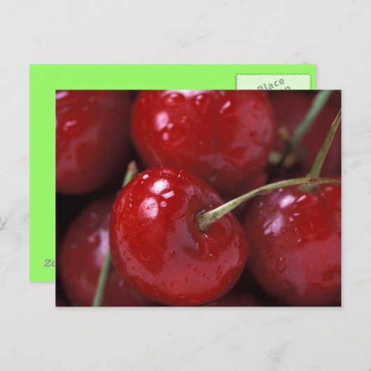 CHERRIES POSTKARTE (Vorne/Hinten)
