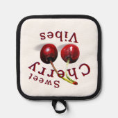 Cherries Pot Holder Topflappen (Vorderseite)