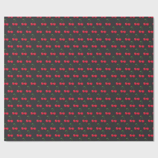 Cherries red geschenkpapier (Flach)