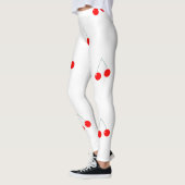 Cherries Red Pattern Leggings (Links)