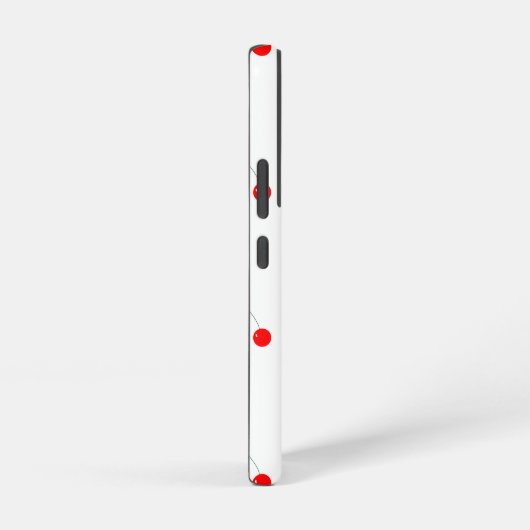 Cherries Red Pattern Samsung Galaxy Hülle (Rechte Seite)