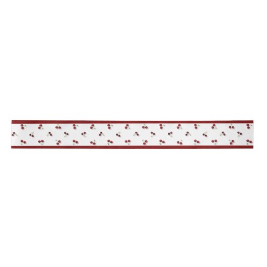 Cherries Ribbon Satinband (Vorderseite)