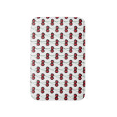 Cherries Ripe Red Cherry Summer Frucht Print Badematte (Vorderseite Vertikal)