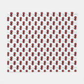 Cherries Ripe Red Cherry Summer Frucht Print Fleecedecke (Vorderseite (Horizontal))