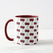 Cherries Ripe Red Cherry Summer Frucht Print Tasse (Links)