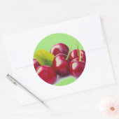 CHERRIES RUNDER AUFKLEBER (Umschlag)