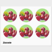 CHERRIES RUNDER AUFKLEBER (Blatt)