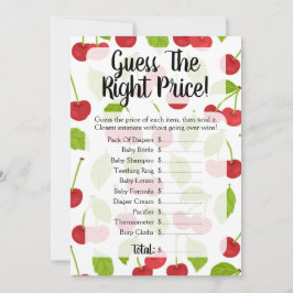 Cherries schätzen das Price Baby Duschspiel