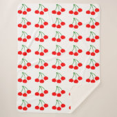 Cherries Sherpa Blanket Sherpadecke (Vorderseite)
