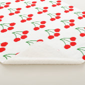 Cherries Sherpa Blanket Sherpadecke (3/4)