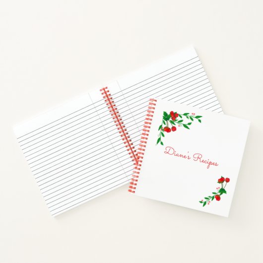 Cherries SpiralNotebook Notizblock (Innenseite)