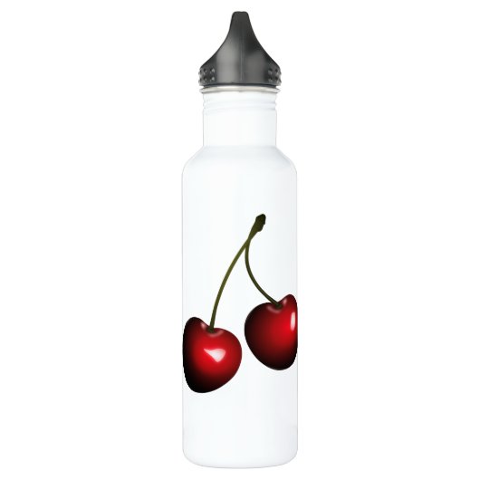 Cherries Stainliess Steel Water Bottle Edelstahlflasche (Links)
