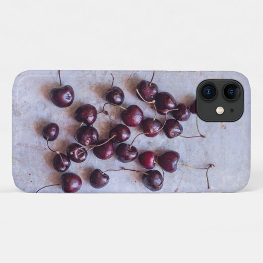 Cherries Stone Untersetzer Case-Mate iPhone Hülle (Rückseite (Horizontal))