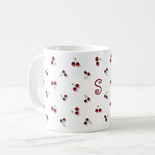 Cherries-Tasse Kaffeetasse (Vorderseite Links)