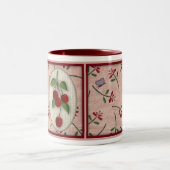 Cherries-Tasse Zweifarbige Tasse (Mittel)