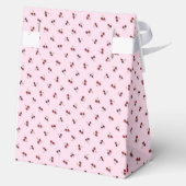 Cherries Theme First Birthday Favor Box Geschenkschachtel (Rückseite)