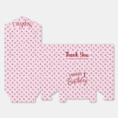 Cherries Theme First Birthday Favor Box Geschenkschachtel (Ungefaltet)