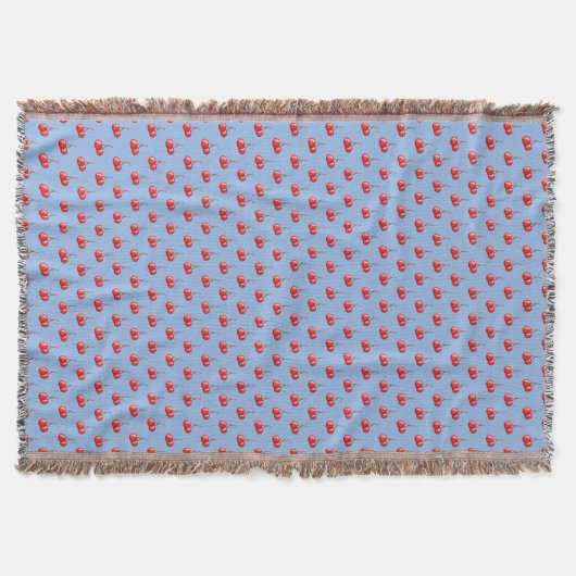 Cherries Throw Blanket Decke (Vorderseite)