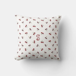 Cherries Throw Pillow Kissen