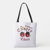 Cherries Tote Bag Tasche (Rückseite)