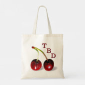 Cherries Tote Bag Tragetasche (Rückseite)