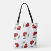Cherries überall auf der Drucktasche Tasche (Rückseite)