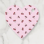 Cherries Vielen Dank Tag Geschenkanhänger (Rückseite)