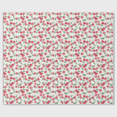 Cherries Wrapping Paper Geschenkpapier (Flach)