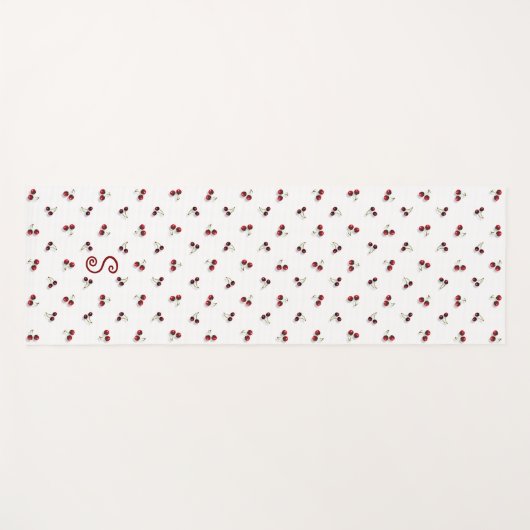 Cherries Yoga Mat Yogamatte (Vorderseite (Horizontal))