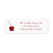 Cherry Address Label (Vorne)