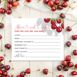 Cherry Advice und wünscht Brautparty Card