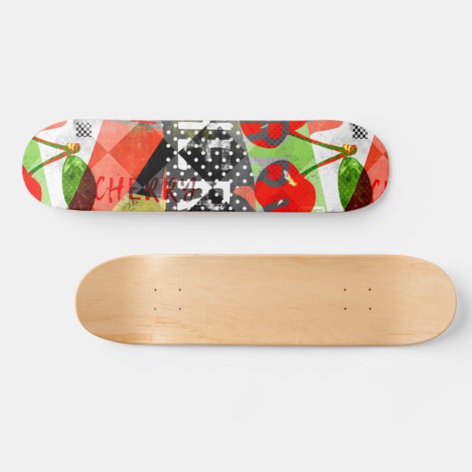 Cherry aestghetic atemberaubend skateboard (Horizontal)