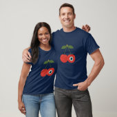 Cherry Alien – Cute Surreal Fruit Art T-Shirt (Unisex)