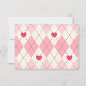 Cherry am oberen Brautparty Dankeskarte (Rückseite)