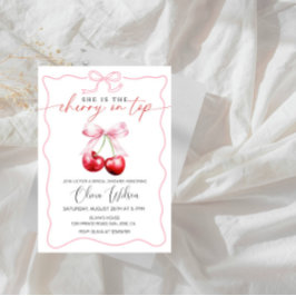 Cherry am oberen Brautparty - Sweet & Elegantes Pa Einladung