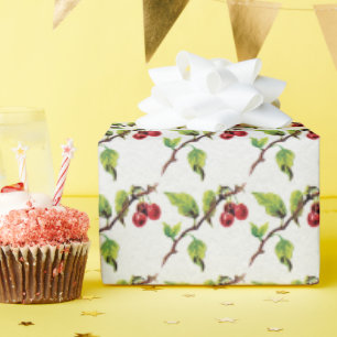 Cherry am oberen Muster Geschenkpapier
