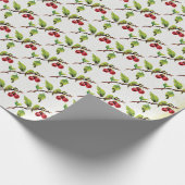 Cherry am oberen Muster Geschenkpapier (Ecke)
